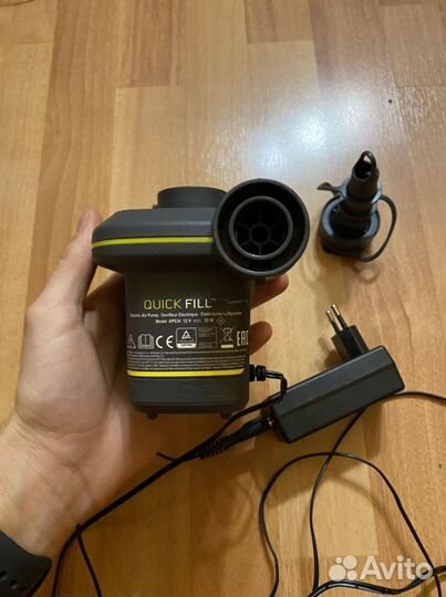 Насос электрический, 3 насадки, 220-240V, intex