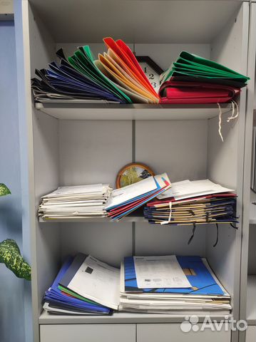Папки, архивные боксы и до. Новое и б/у