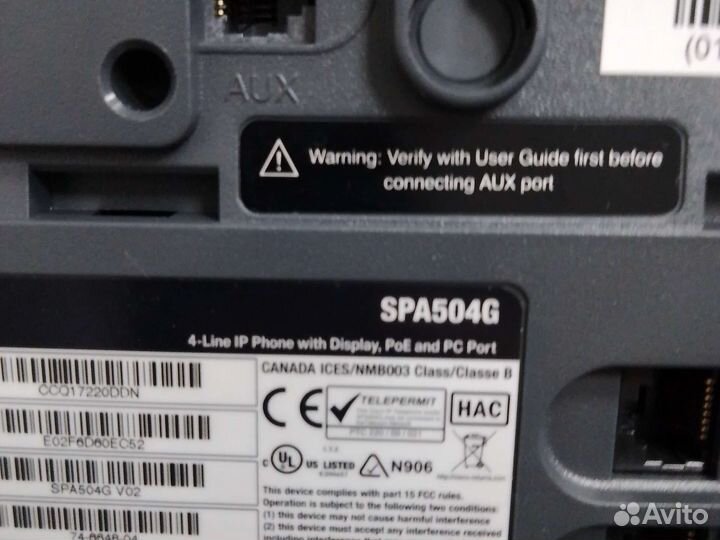 Ip телефон cisco spa504g