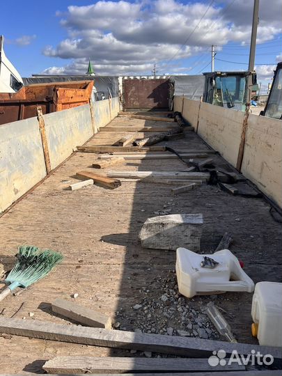 Полуприцеп бортовой Krone SD, 2008