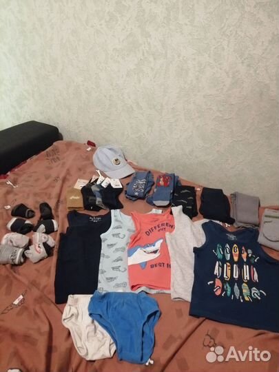 Вещи пакетом на мальчика 92 98 104