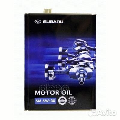 Subaru Моторное масло engine OIL SN 5W-30 4L
