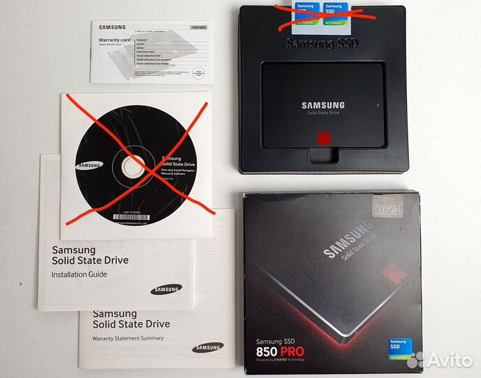 SSD Samsung 850 pro 512GB 2.5 SATA III