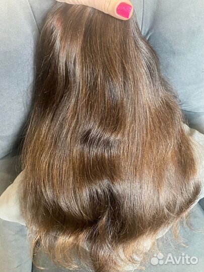 Подростковые волосы 48 см 119 г тонкие/нежные