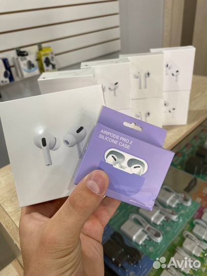 Наушники AirPods 2/3/Pro/ Pro 2 С Шум (Арт.72071)