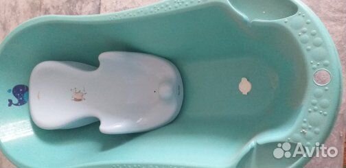 Детская ванночка для купания с горкой