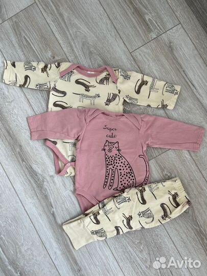 Одежда для девочки 62-68 пакетом