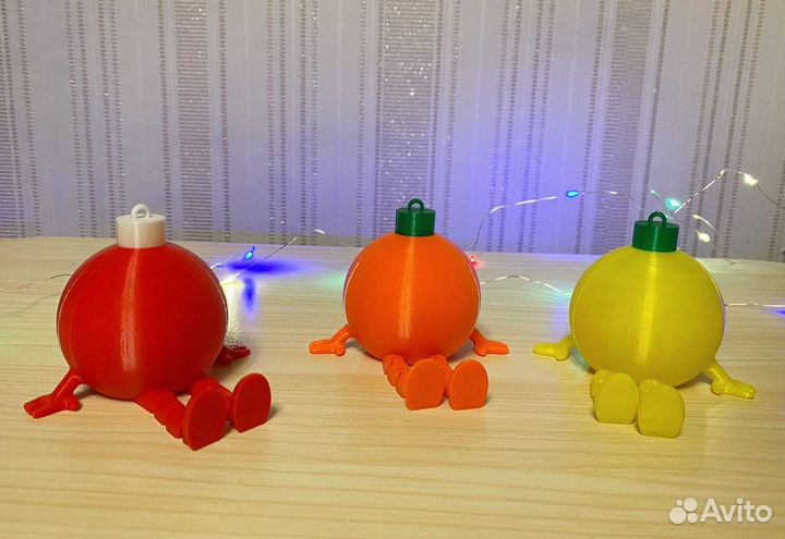 Новгодняя игрушка 3D печать