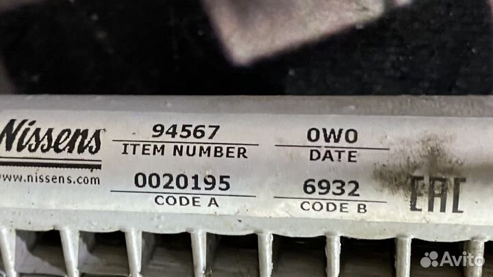 Радиатор кондиционера Mercedes Benz W210 OM606