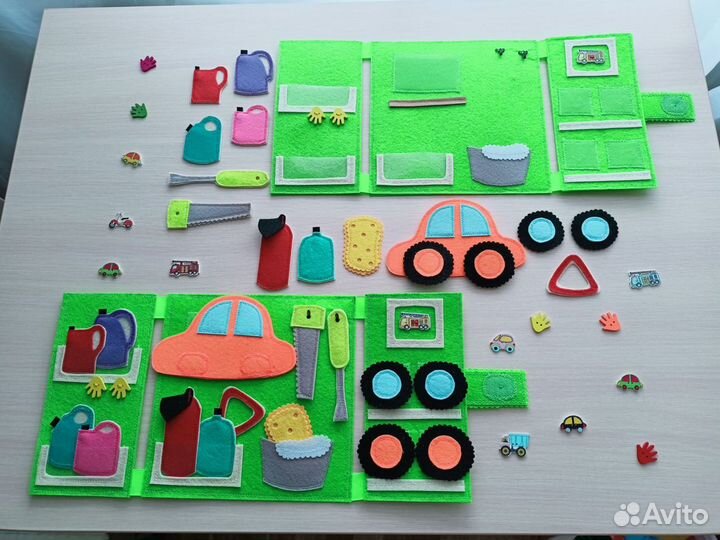 Развивающие книги -игрушки из фетра под заказ