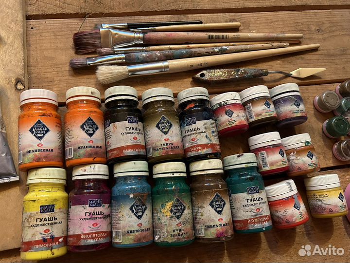 Художественная гуашь мастер класс, темпера