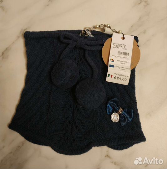 Новый Снуд/шарф Италия на девочку