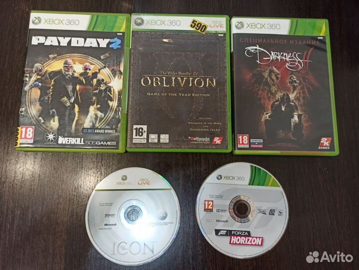 Диски на xbox 360