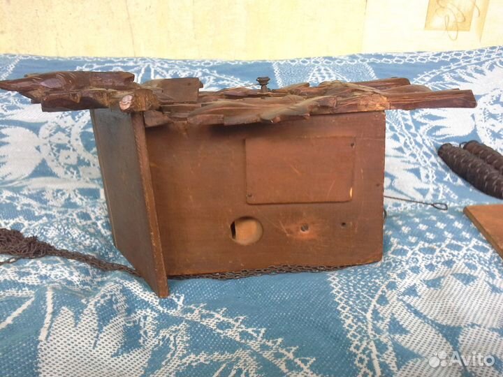 Часы немецкие начало хх века, с кукушкой и боем