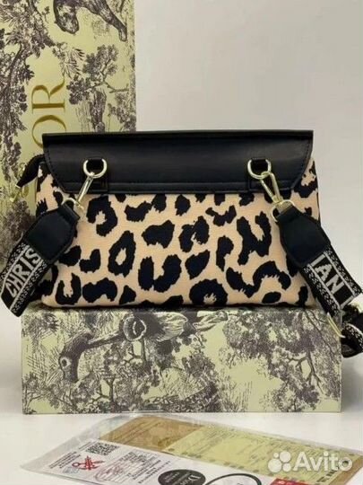 Сумка dior leopard