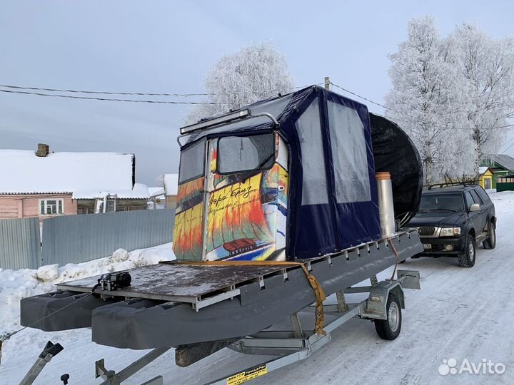 Аэролодка Бриз - легко перевозить на машине