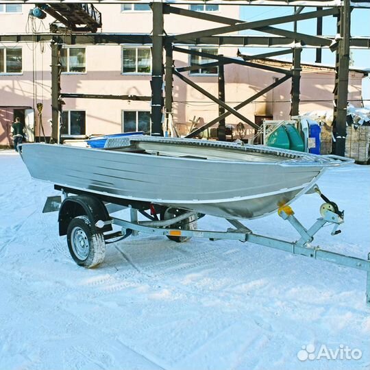 Новая алюминиевая моторная лодка Wyatboat 390Р
