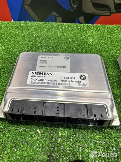 Комплект DME Cas ключ bmw e60 e61 M54