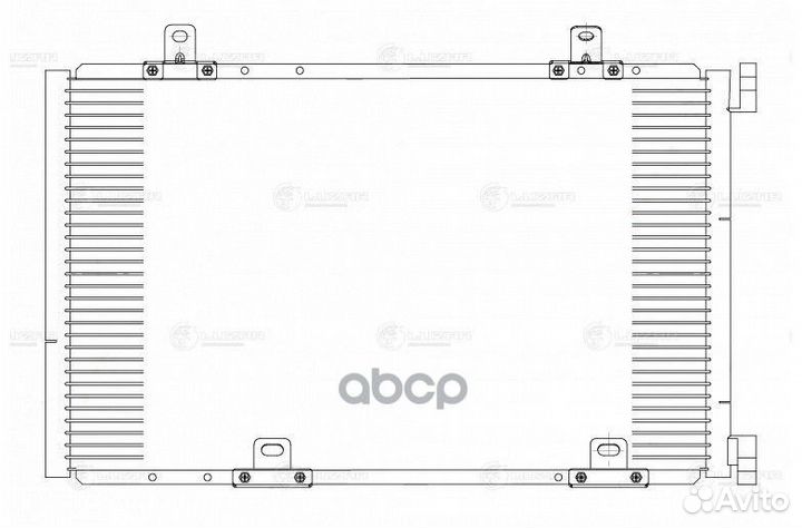 Радиатор кондиционера lrac0122 luzar