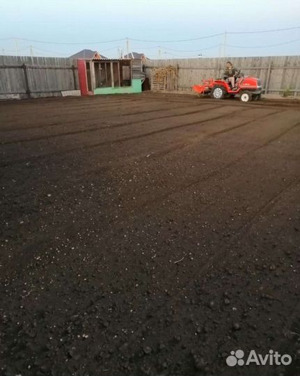 Вспашка земли, уплотнение, газона, покос травы