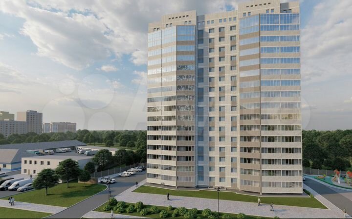 3-к. квартира, 69,3 м², 4/16 эт.