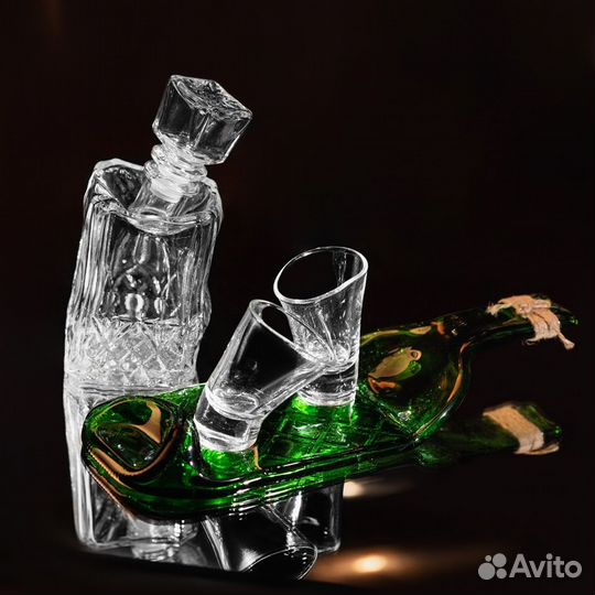 Подарочный набор хмельной посуды (со стопками)