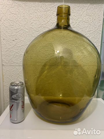 Бутыль стеклянная