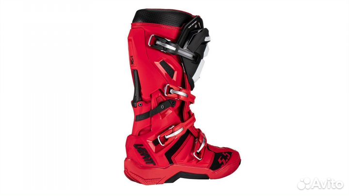 Мотоботы Leatt 5.5 FlexLock Boot (Red, 10, 2025