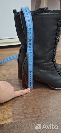 Сапоги женские натуральная кожа италия