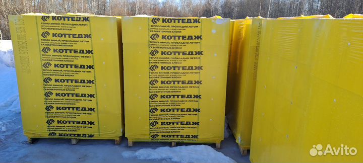 Газоблок Коттедж д400 д500