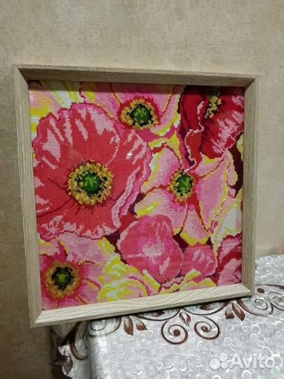 Картина вышитая крестом