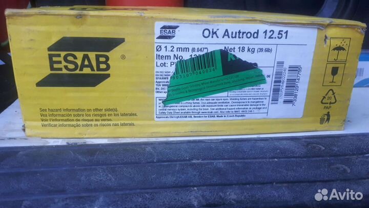 Электроды, проволока Filarc, Esab