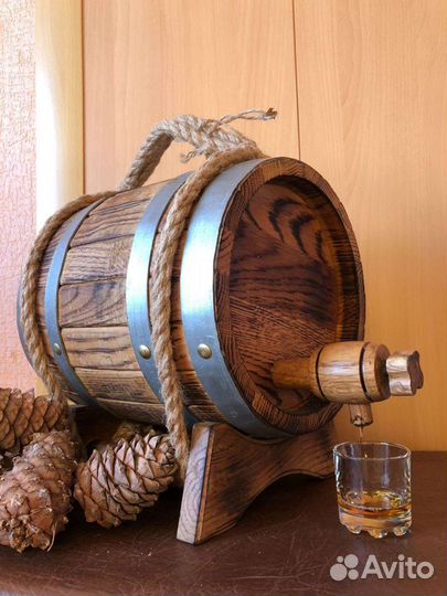 Бочка дубовая 5 литров от производителя новые