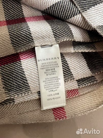 Палантин / шарф burberry кашемир (оригинал)