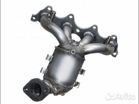 Выпускной коллектор на volkswagen polo