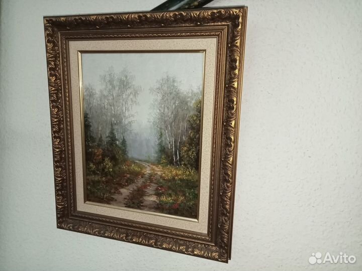 Картина маслом на холсте бу