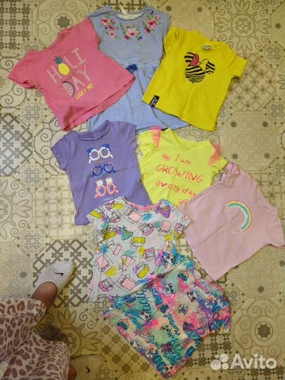Вещи пакетом на девочку 98-104 рост