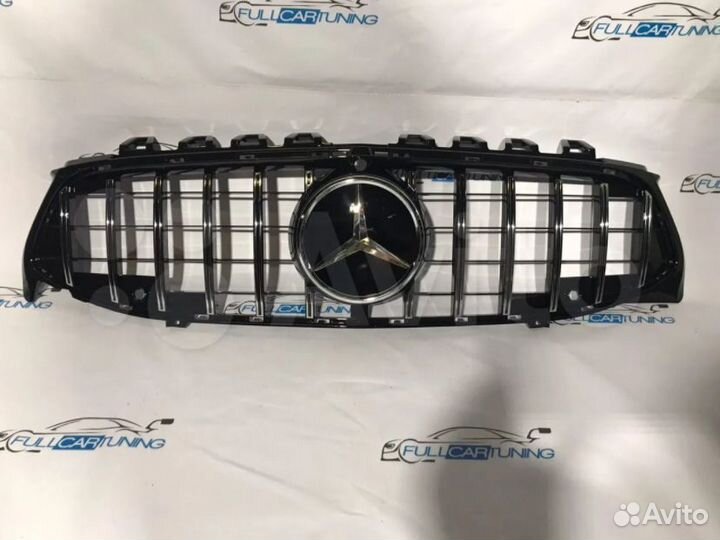 Решетка Mercedes CLA W118 GT хром 2019-2021