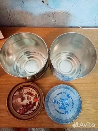 Ведра для подарков на Новый год