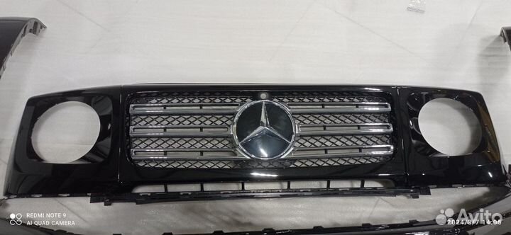 Бампер на mercedes g-класс w463 2023 года