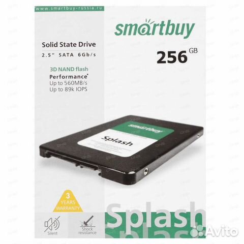 Smartbuy Splash SSD 256 Gb Новый