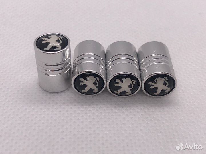 Колпачки на ниппель с логотипом Peugeot