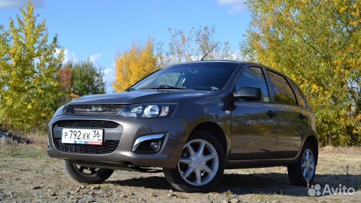 Бампер передний на Лада Калина 2 в цвет