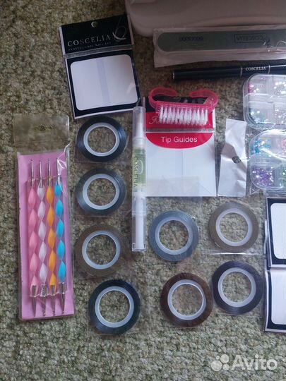 Набор для маникюра с лампой