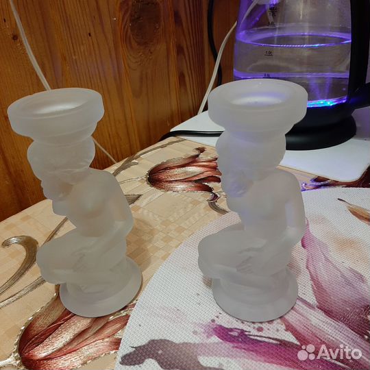 Хрустальные подсвечники