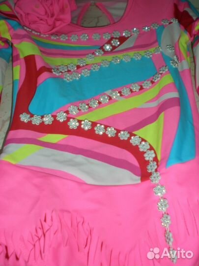 Детский костюм на девочку (танцевально-спортивный)