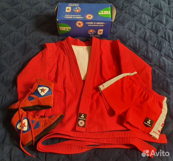 Куртка для самбо+шорты+борцовки