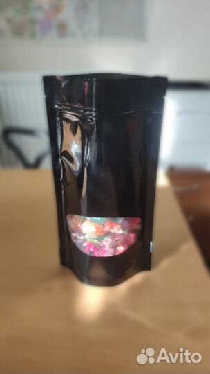 Пакеты Дой-Пак с зип-локом, черный с окном 135х200