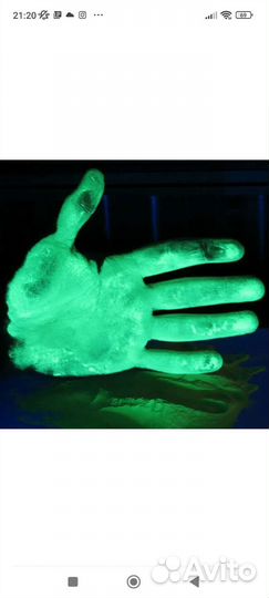 Светящийся порошок люминофор