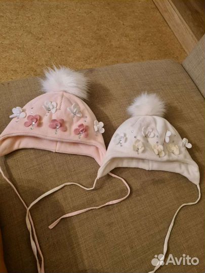 Шапка демисезонная теплая 44р-р